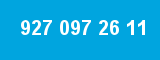927 097 26 11